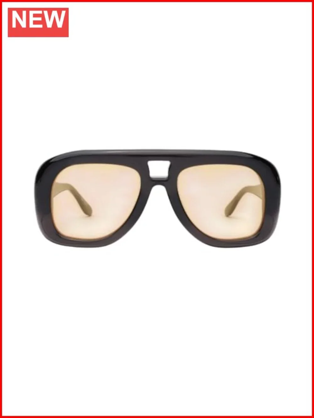 Chunky Aviator Sunglasses with Custom Etched Logo